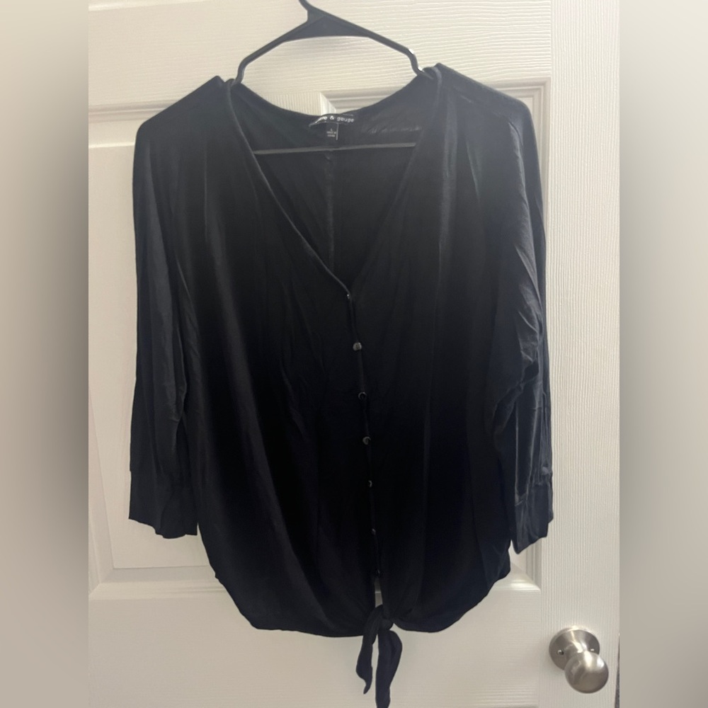 Black button down - Picture 2 of 4